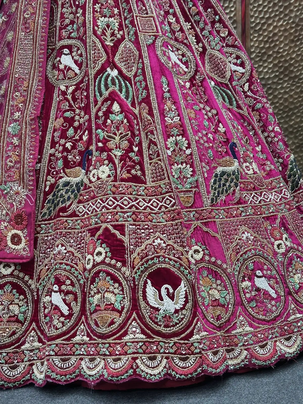 Micro Premium Bridal Lehenga With Handwork